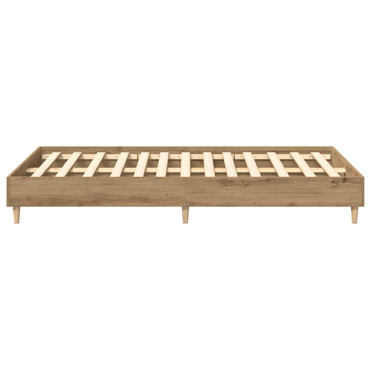 sengestel uden madras 135x190 cm konstrueret træ kunsteg