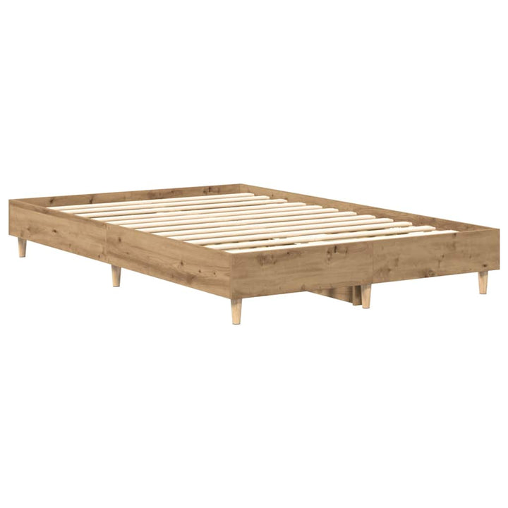 sengestel uden madras 135x190 cm konstrueret træ kunsteg