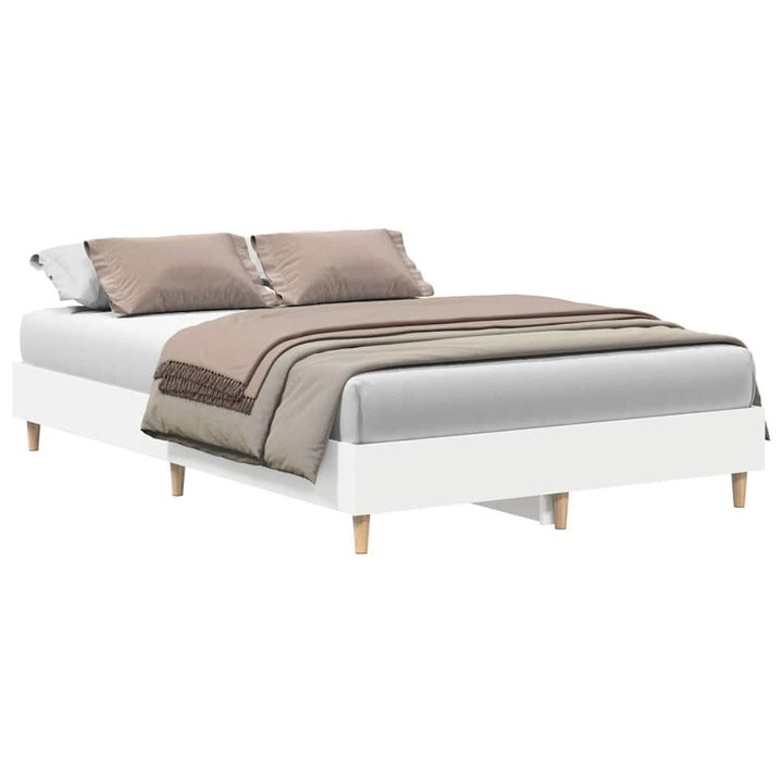 sengestel uden madras 120x190 cm konstrueret træ hvid