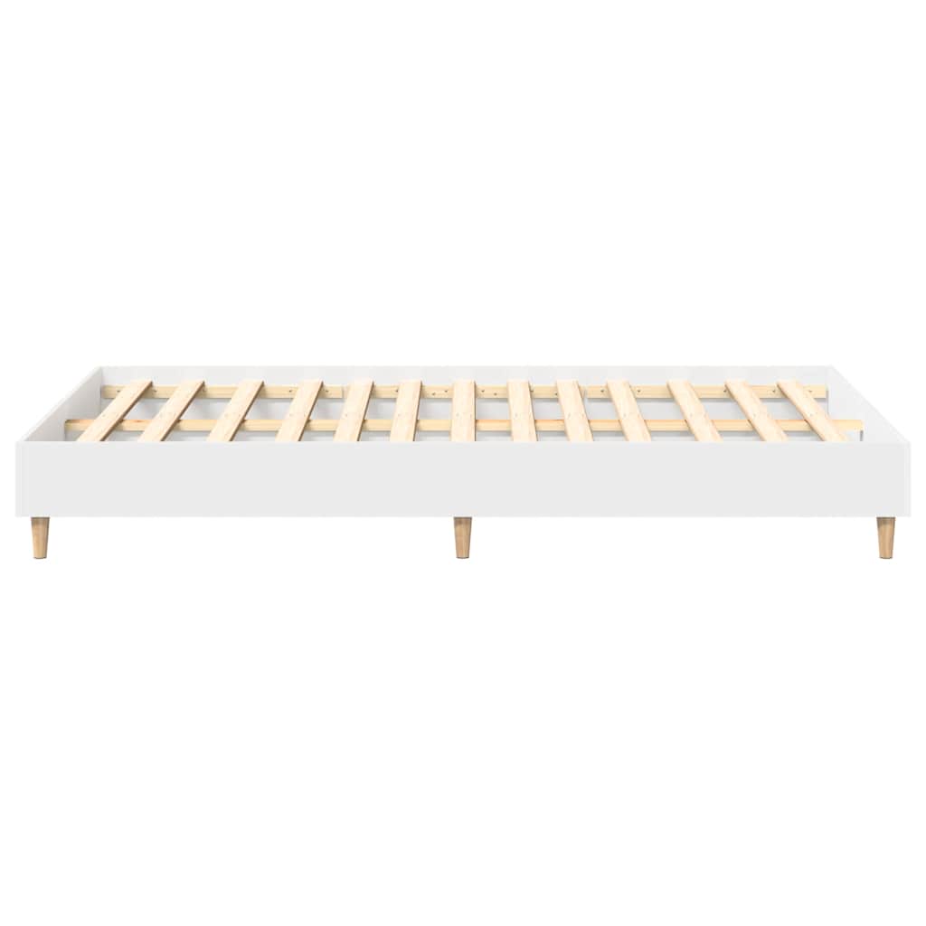sengestel uden madras 120x190 cm konstrueret træ hvid