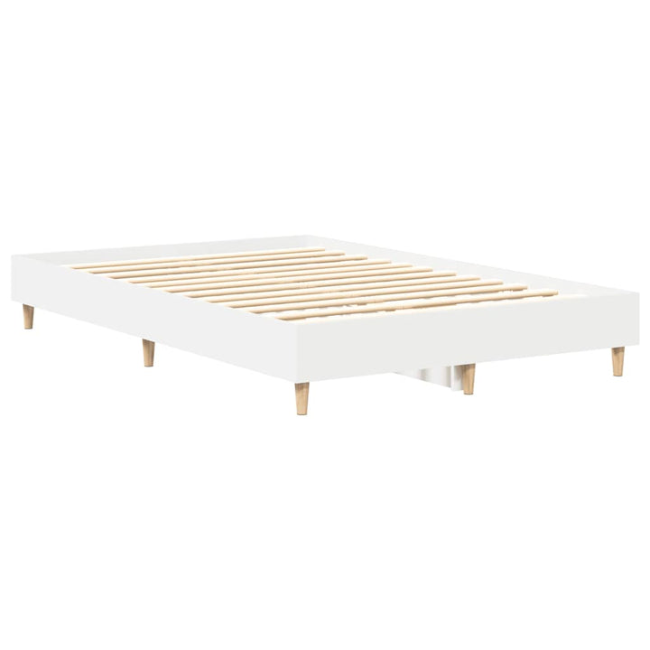sengestel uden madras 120x190 cm konstrueret træ hvid