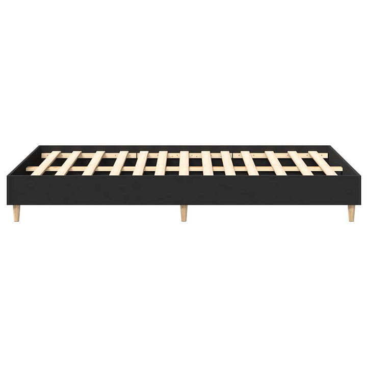 sengestel uden madras 120x190 cm konstrueret træ sort