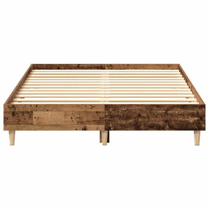 sengestel uden madras 120x190 cm konstrueret træ antikt træ
