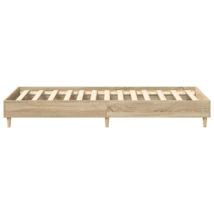 sengestel uden madras 90x190 cm konstrueret træ sonoma-eg