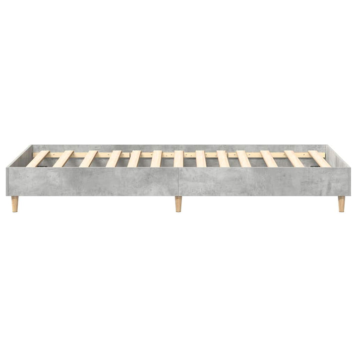 sengestel uden madras 90x190 cm konstrueret træ betongrå