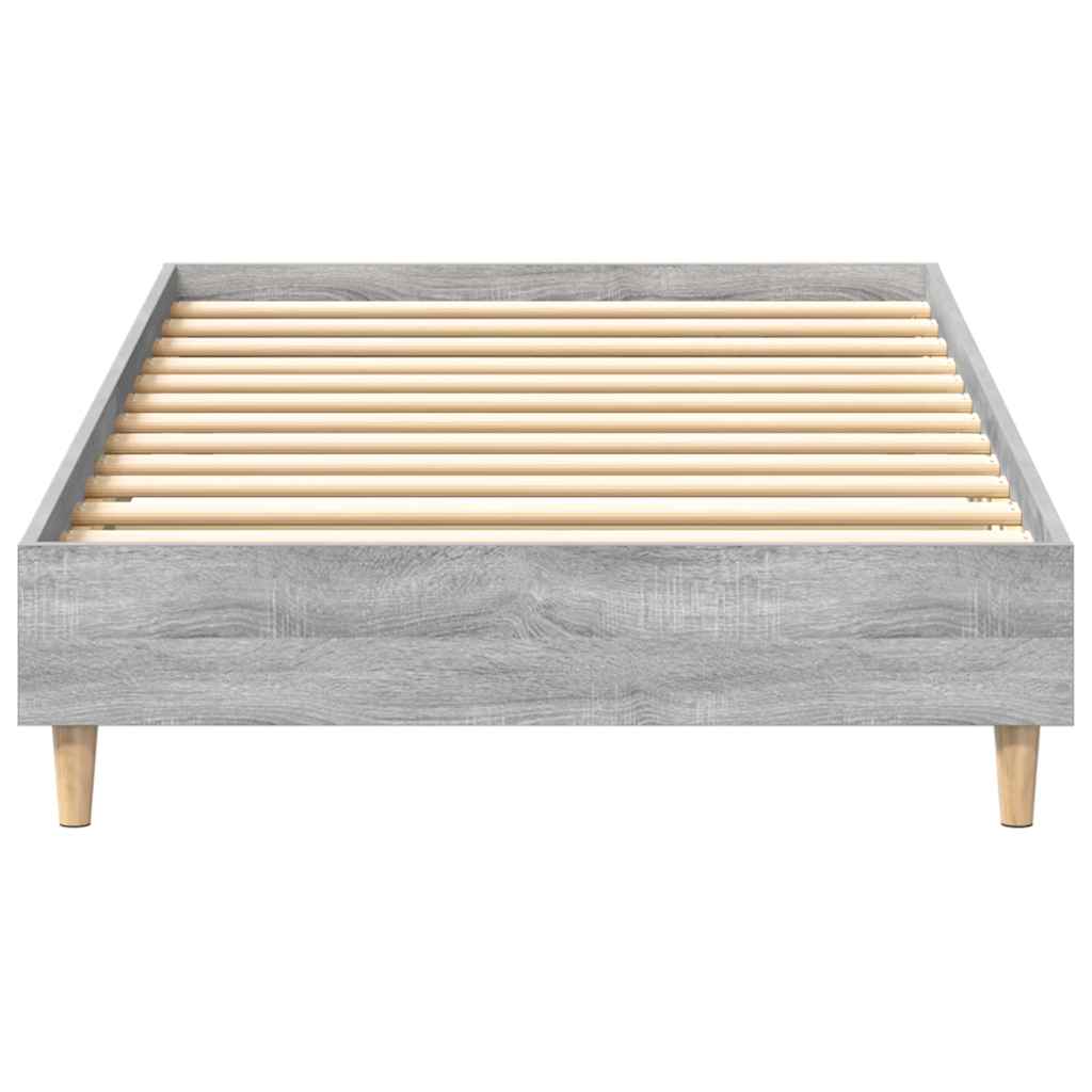 sengestel uden madras 90x190 cm konstrueret træ grå sonoma-eg