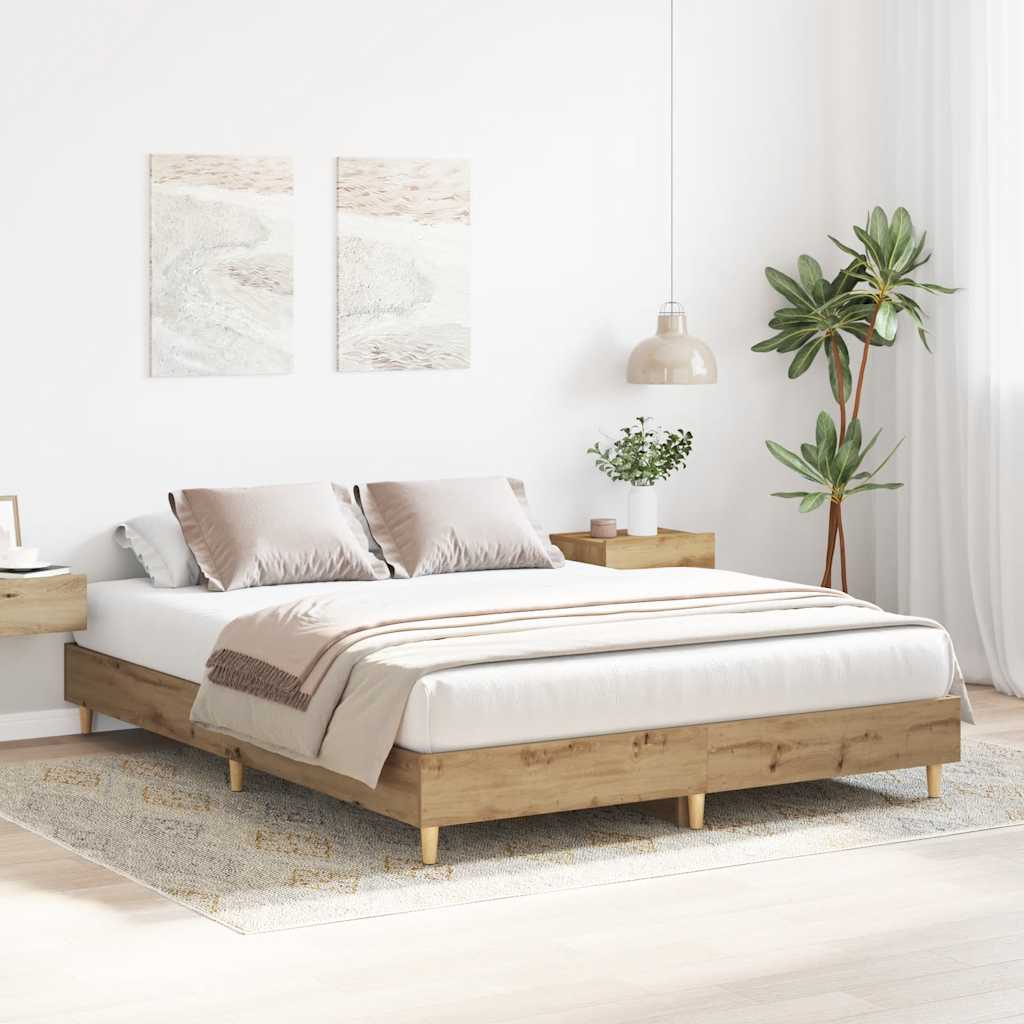 sengestel uden madras 90x190 cm konstrueret træ kunsteg