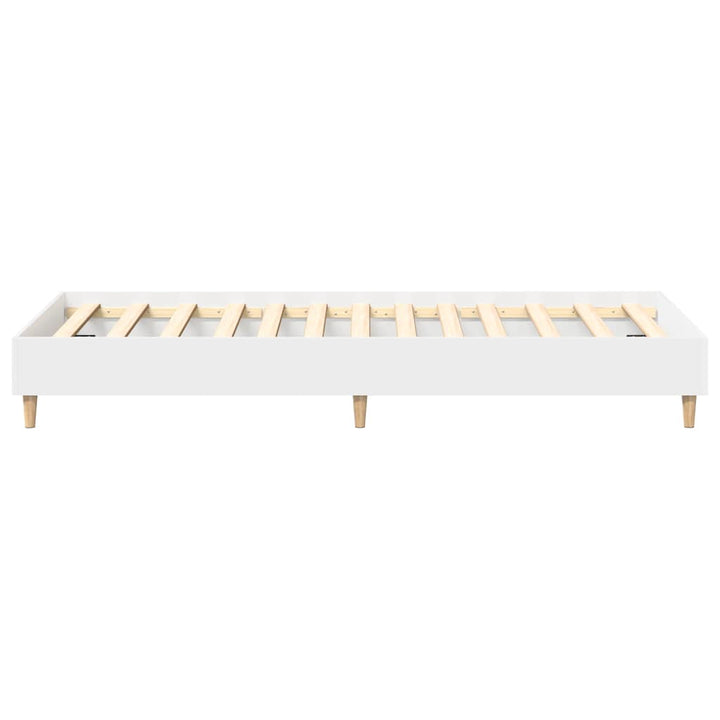 sengestel uden madras 75x190 cm konstrueret træ hvid