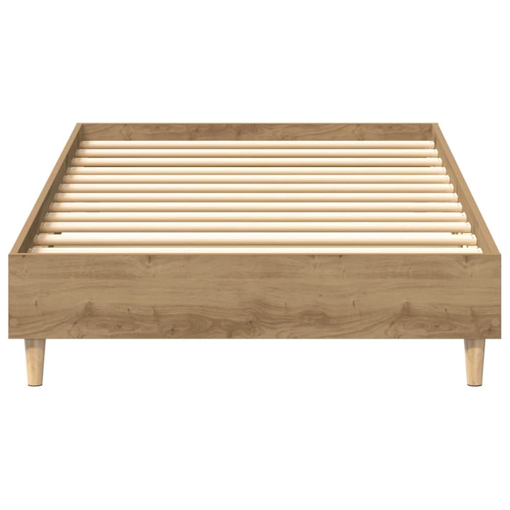 sengestel uden madras 75x190 cm konstrueret træ kunsteg