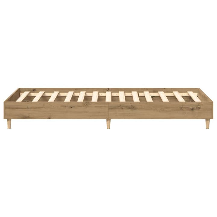 sengestel uden madras 75x190 cm konstrueret træ kunsteg