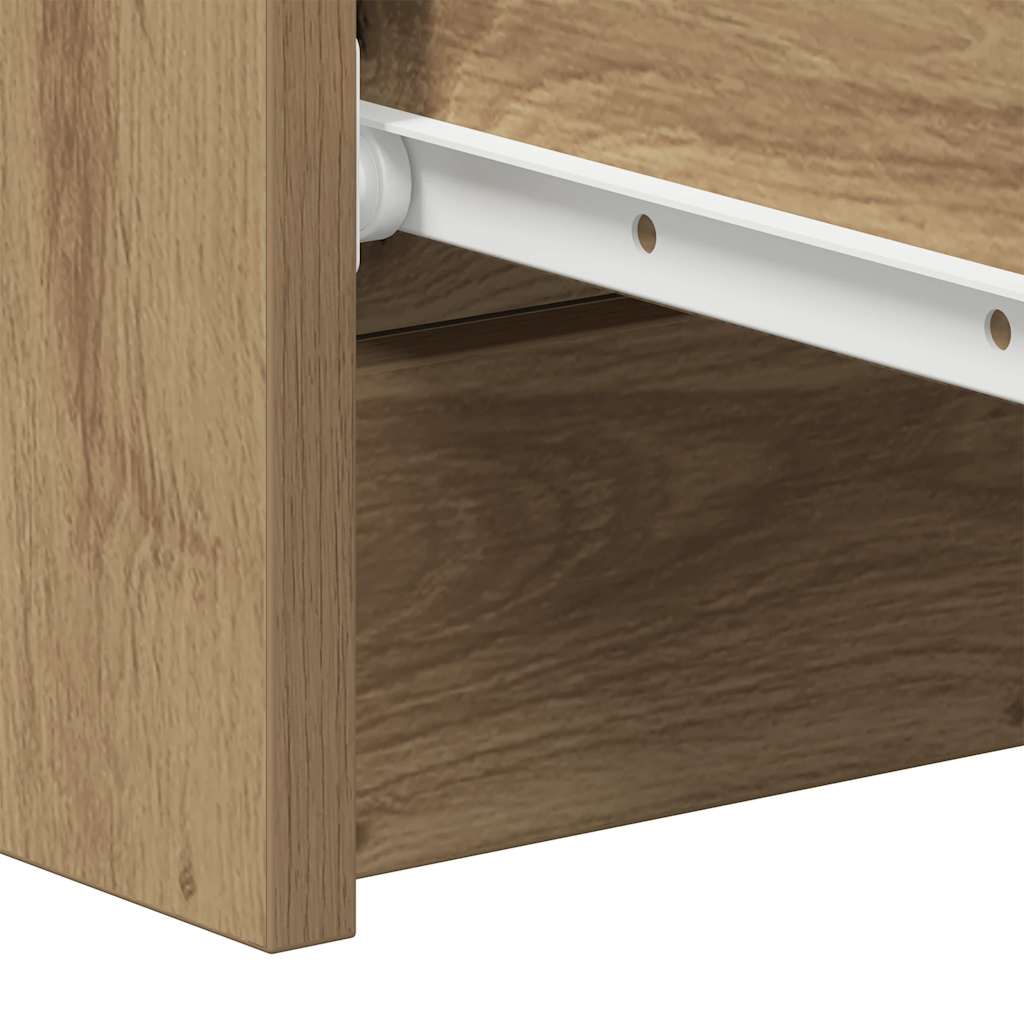 skænk 60x35x98,5 cm konstrueret træ kunsteg