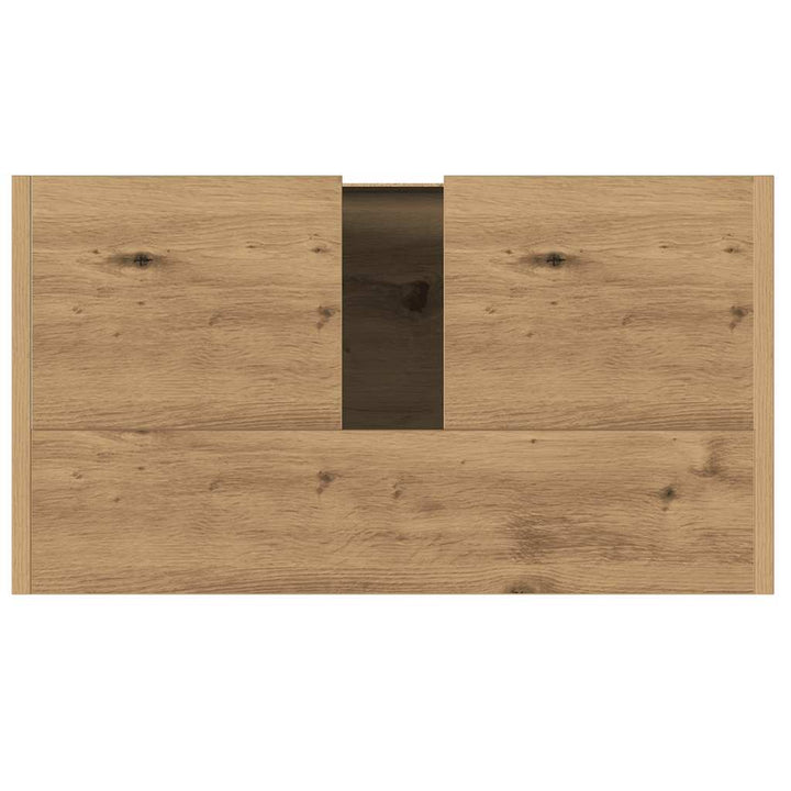 underskab til badeværelse 60x33x60 cm konstrueret træ kunsteg