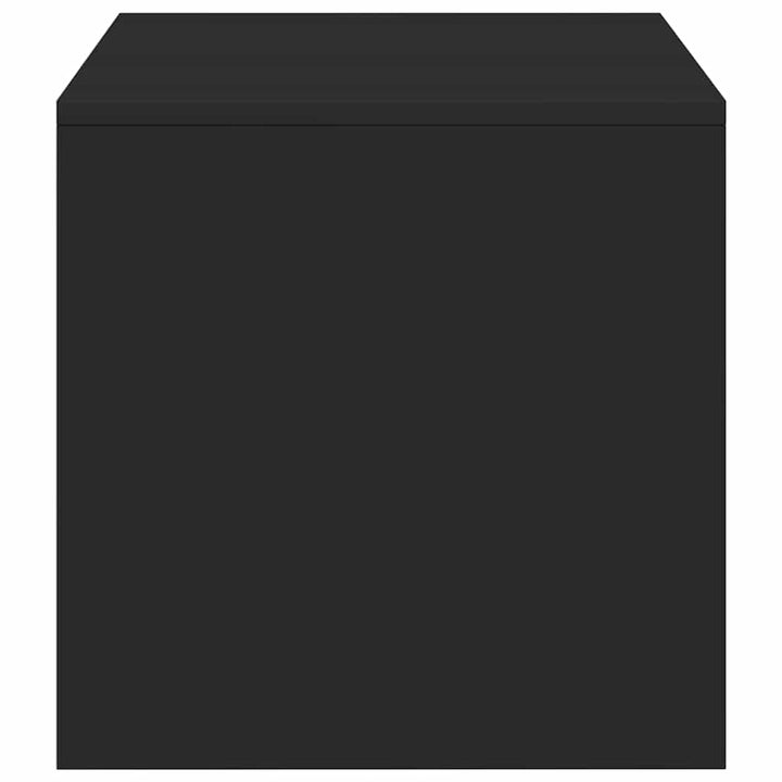 tv-bord 100x40x40 cm konstrueret træ sort