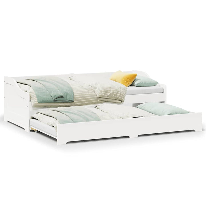 daybed med trusse uden madras IRUN 90x200 cm hvid