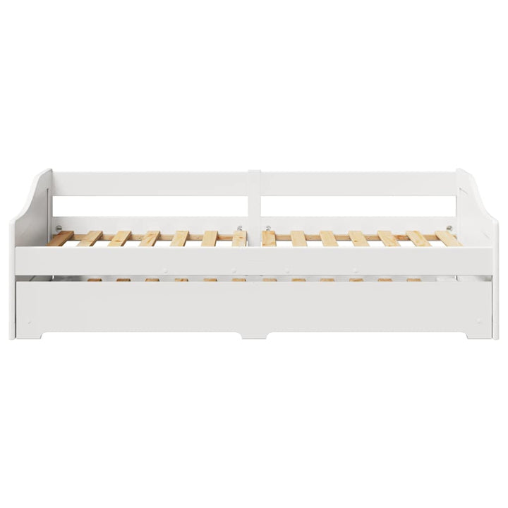 daybed med trusse uden madras IRUN 90x200 cm hvid