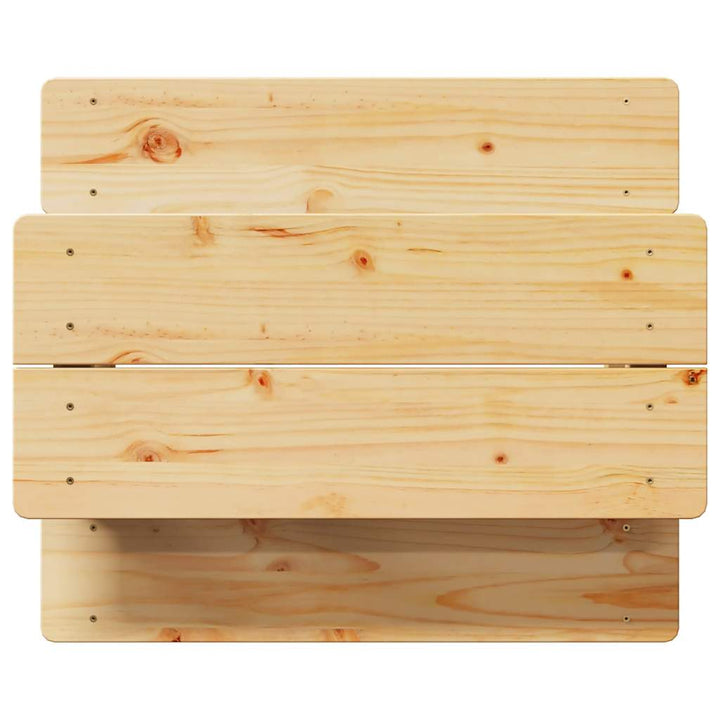 børnebord med bænke IRUN 90x79,5x50 cm massivt træ