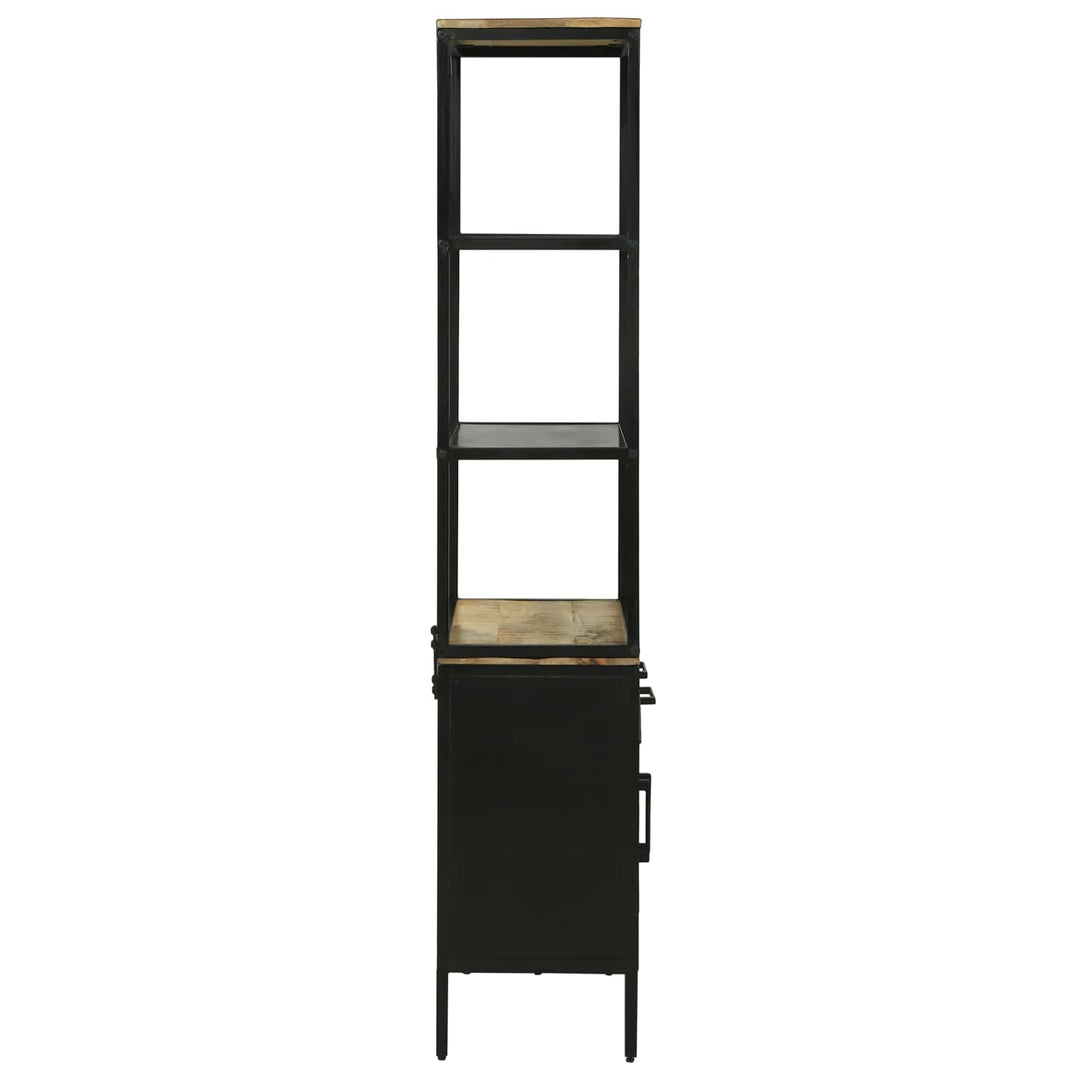 Highboard med skuffe Brun 70 x 35 x 180 cm Massivt mangotræ