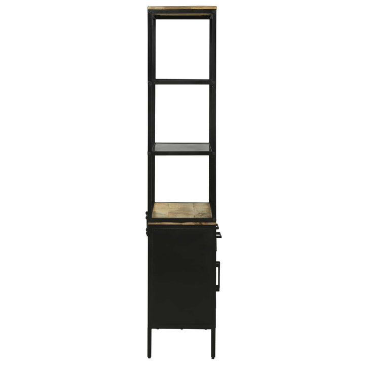 Highboard med skuffe Brun 70 x 35 x 180 cm Massivt mangotræ