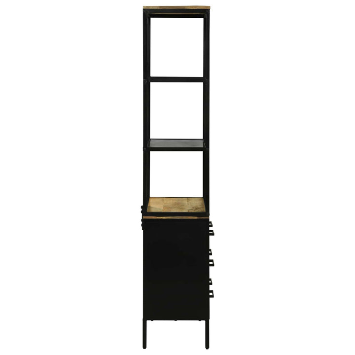 Highboard med skuffe Brun 70 x 35 x 180 cm Massivt mangotræ