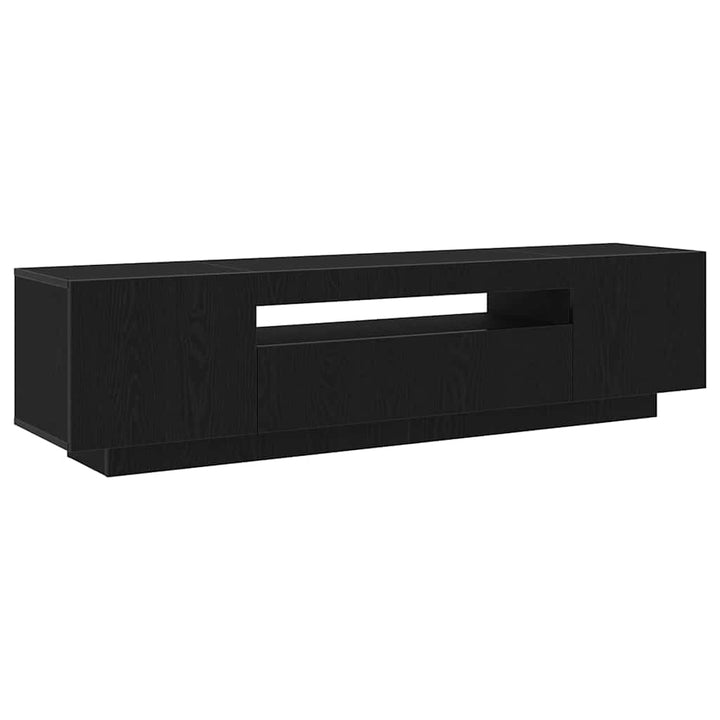 TV-skab 160 x 35 x 40 cm Sort Konstrueret træ