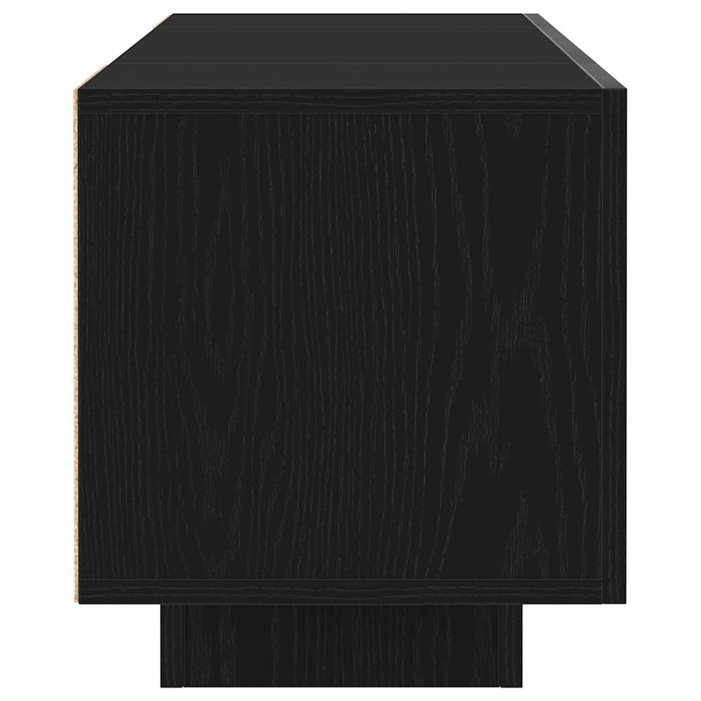 TV-skab 160 x 35 x 40 cm Sort Konstrueret træ