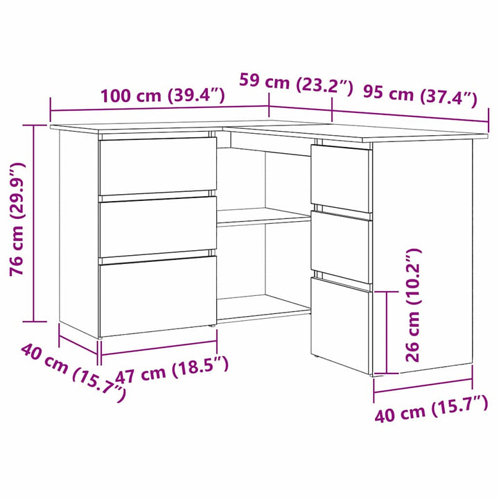 Bord Sort eg Konstrueret træ 145 x 100 x 76 cm