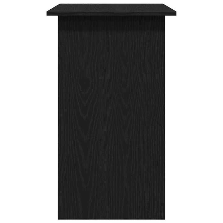 skrivebord 80 x 45 x 74 cm konstrueret træ sort egetræsfarve