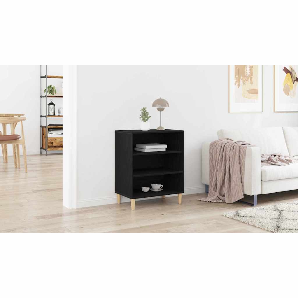 Sideboard Sort eg 57 x 35 x 70 cm Konstrueret træ