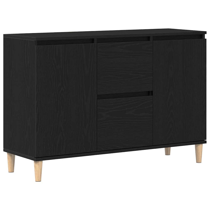 Sideboard Sort 102 x 35 x 60 cm Konstrueret træ