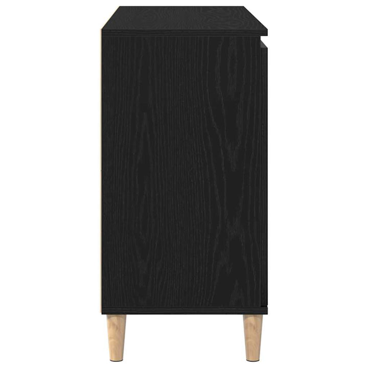 Sideboard Sort 102 x 35 x 60 cm Konstrueret træ