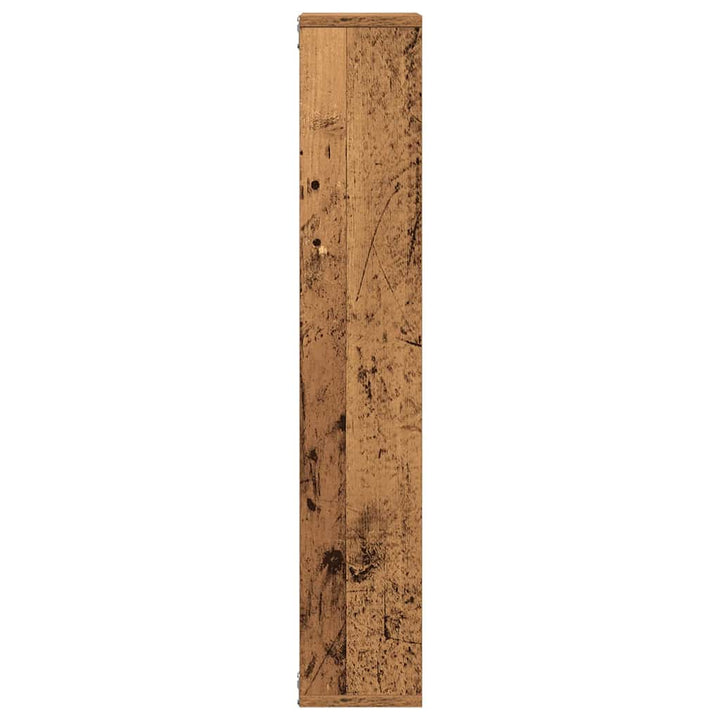 vægreol gammelt træ 36x16x90 cm konstrueret træ