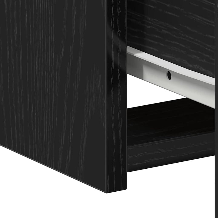 Natbord Sort eg 50 x 32 x 60cm Konstrueret træ