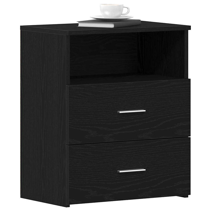Natbord Sort eg 50 x 32 x 60cm Konstrueret træ