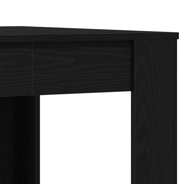 Spisebord Sort eg 140 x 74,5 x 76 cm Konstrueret træ