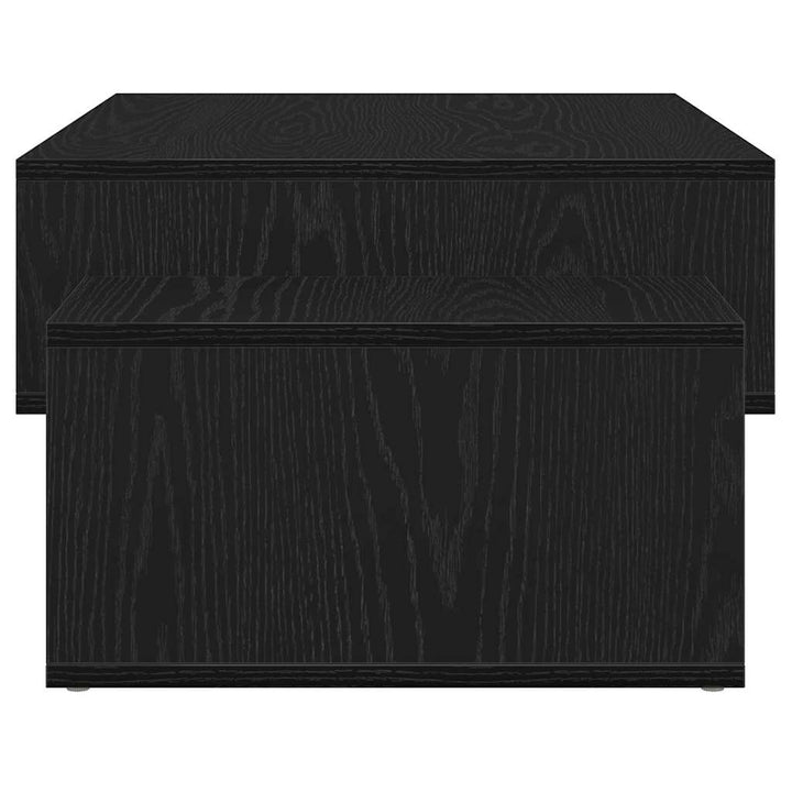 sofabord 105x55x32 cm konstrueret træ sort egetræsfarve