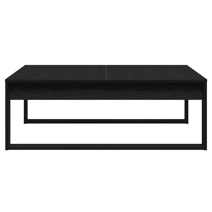 Sofabord Sort eg 100 x 100 x 35 cm Konstrueret træ