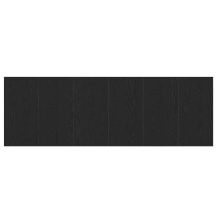 Senge Hovedgærde Sort eg 160 x 1.5 x 80.5 cm Konstrueret træ