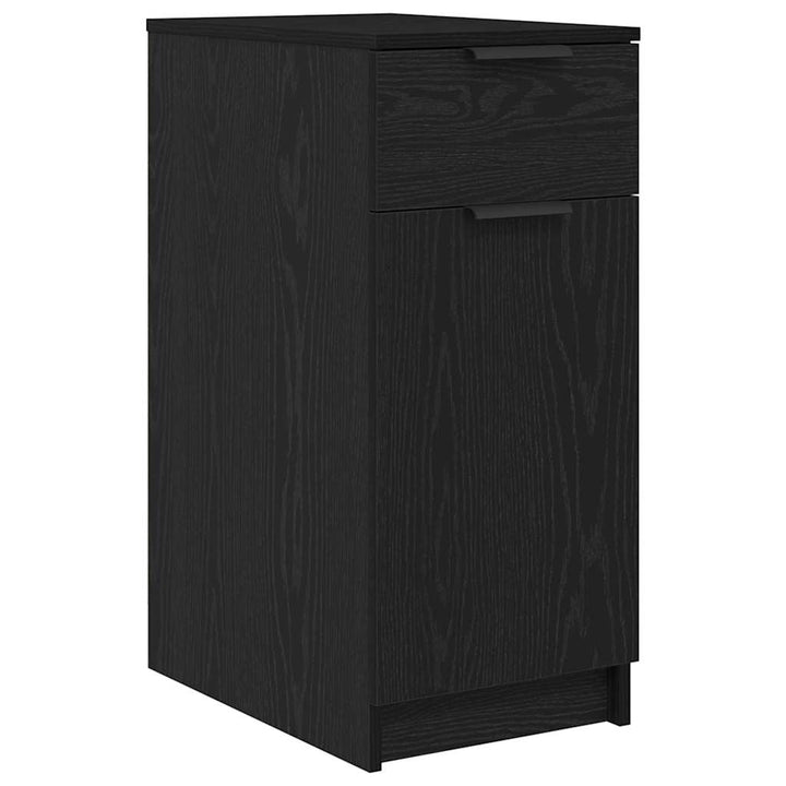 Kontorskab Sort eg 33 x 50 x 75 cm Konstrueret træ