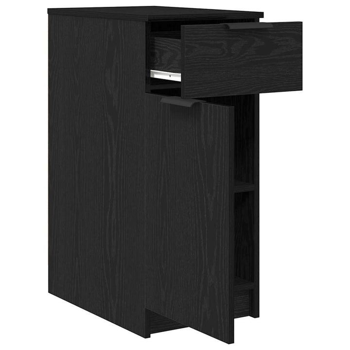 Kontorskab Sort eg 33 x 50 x 75 cm Konstrueret træ