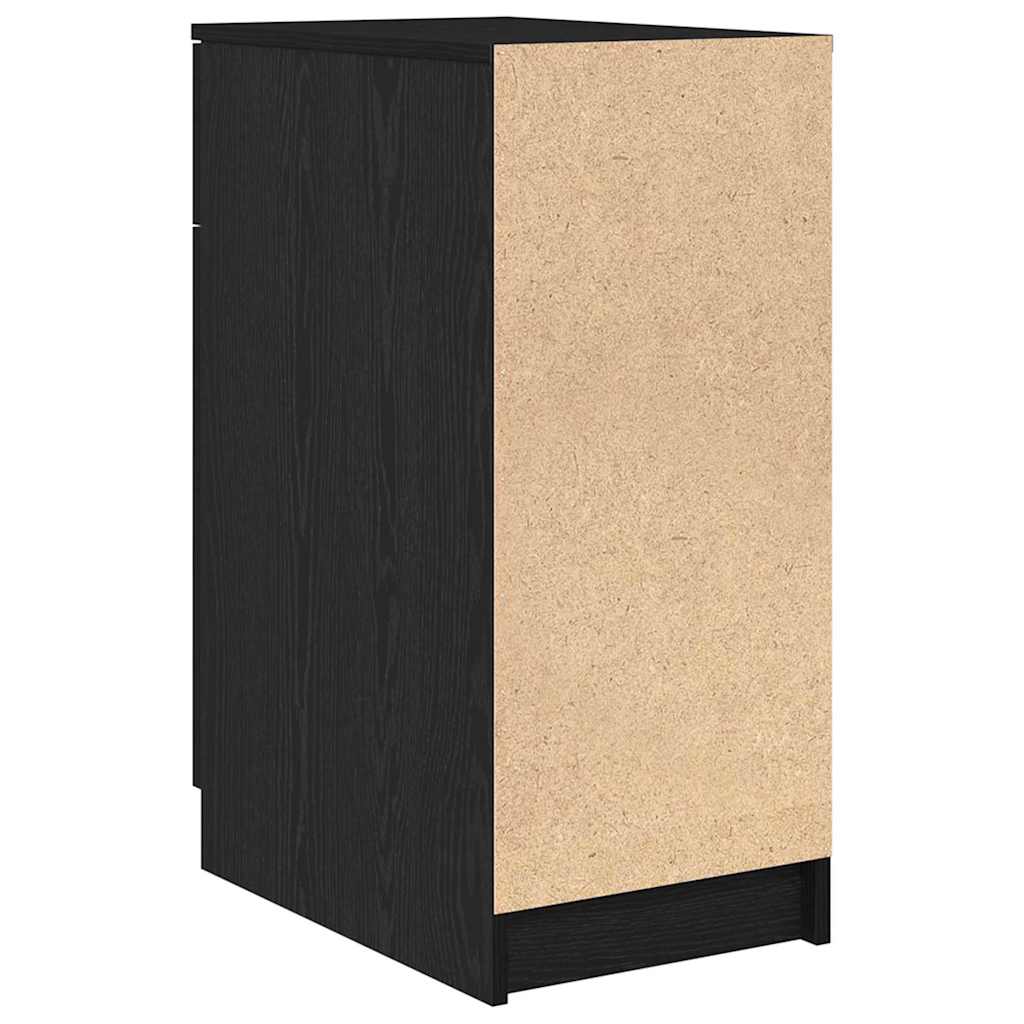 Kontorskab Sort eg 33 x 50 x 75 cm Konstrueret træ