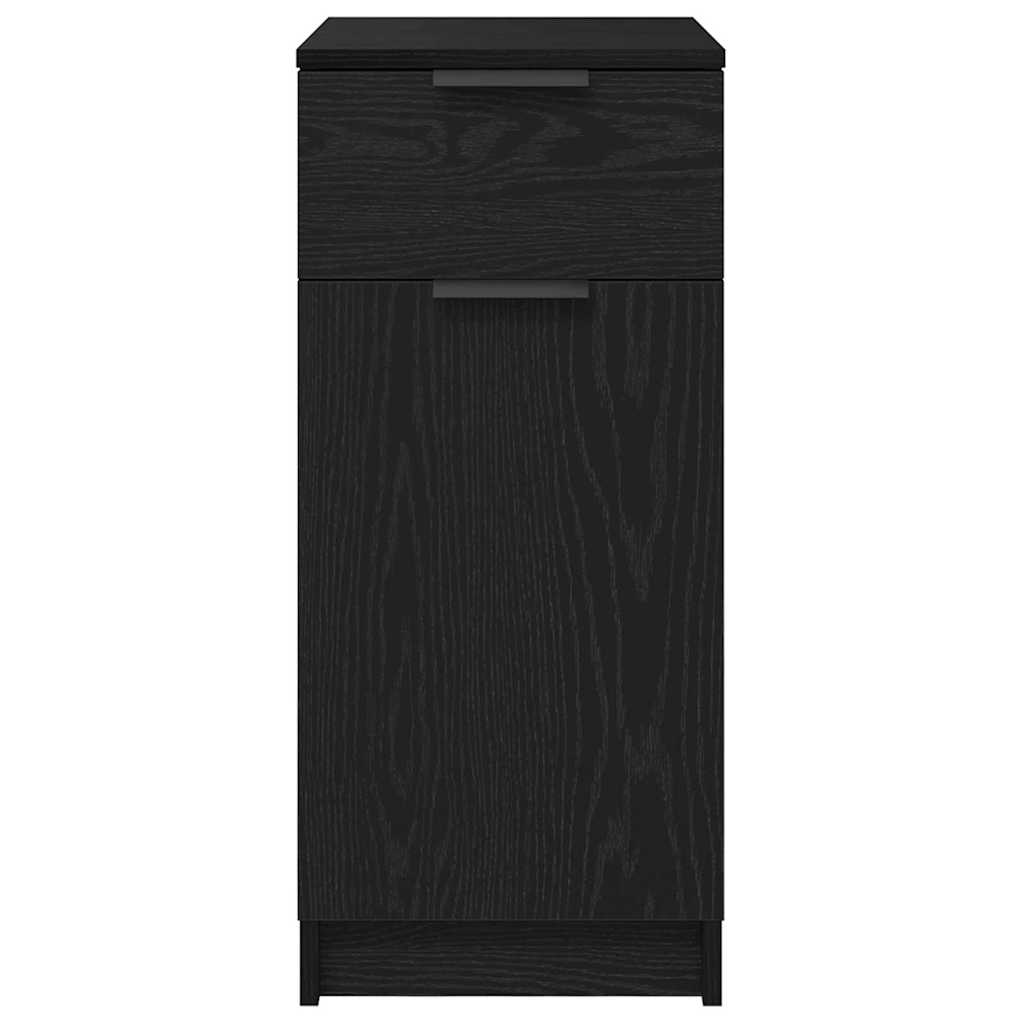 Kontorskab Sort eg 33 x 50 x 75 cm Konstrueret træ