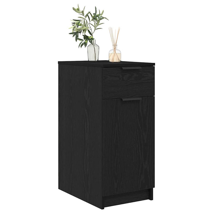 Kontorskab Sort eg 33 x 50 x 75 cm Konstrueret træ