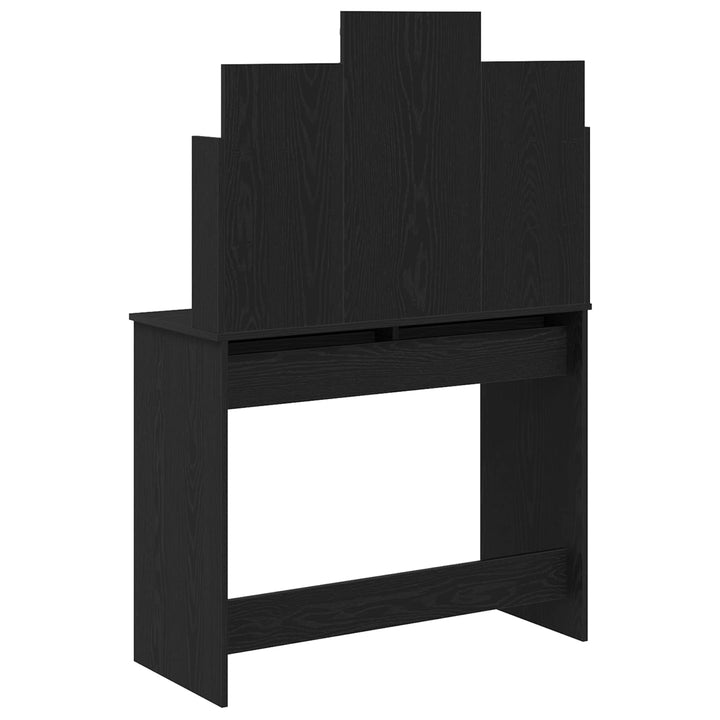 Klædeskab Sort eg 96 x 39 x 142 cm Konstrueret træ