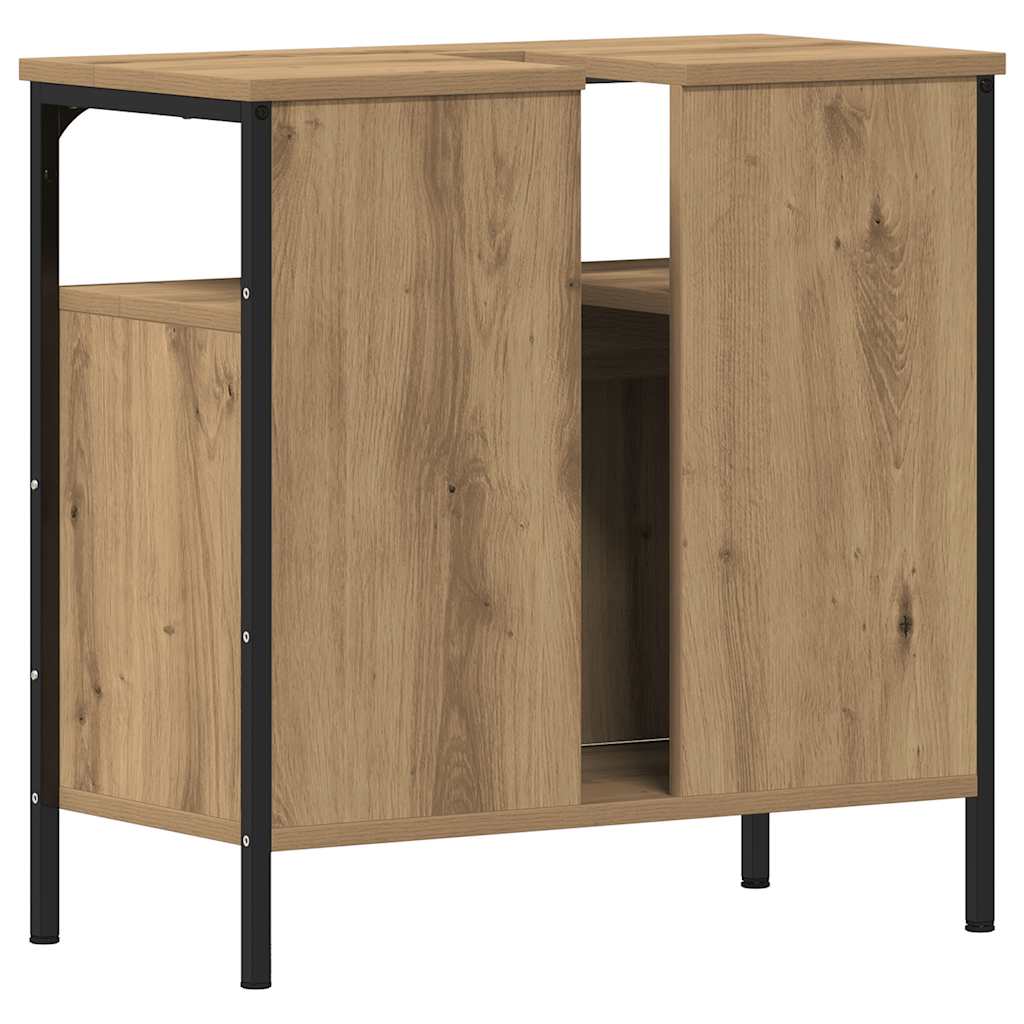 underskab til håndvask 60x30x60 cm konstrueret træ kunsteg