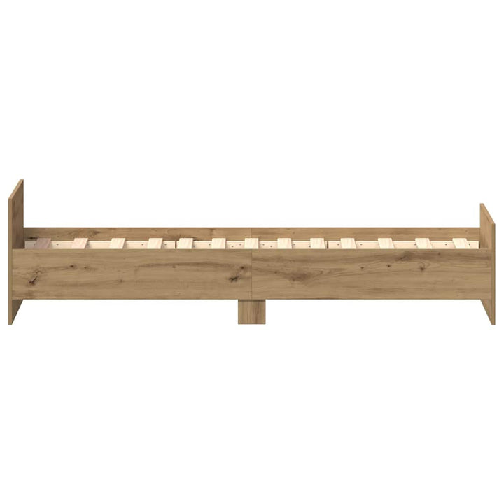 sengeramme 75x190 cm uden madras konstrueret træ kunsteg