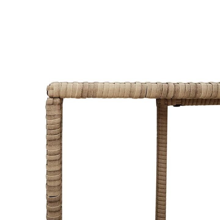 sofasæt til haven 11 dele med hynder polyrattan beige