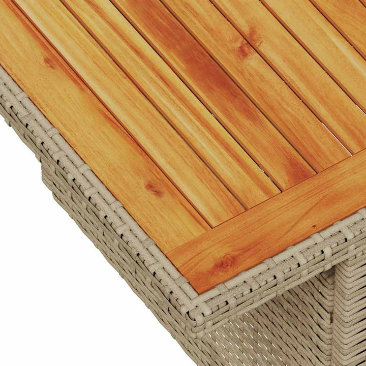 sofasæt til haven 11 dele med hynder polyrattan beige