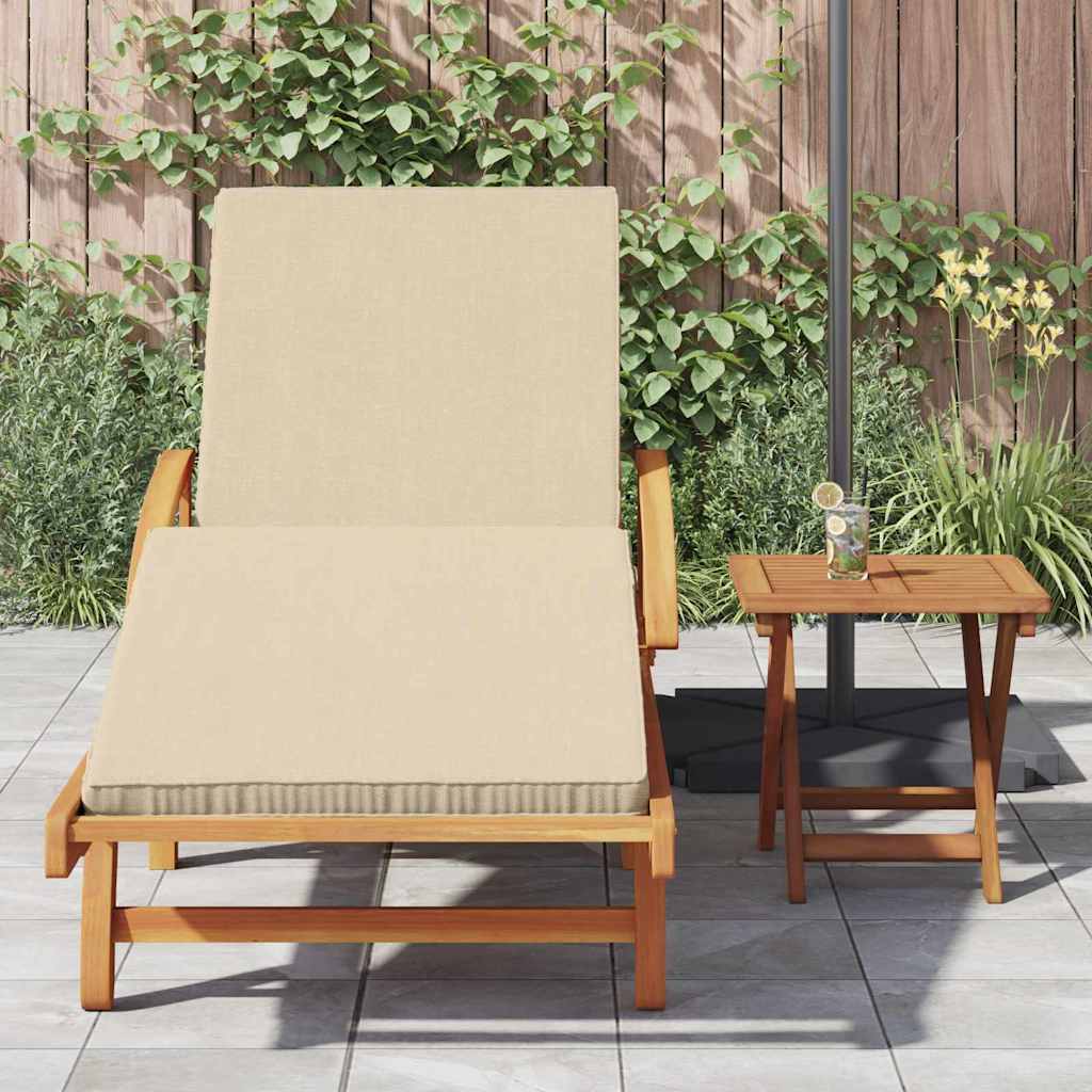 Solstol Massivt Akacietræ Beige