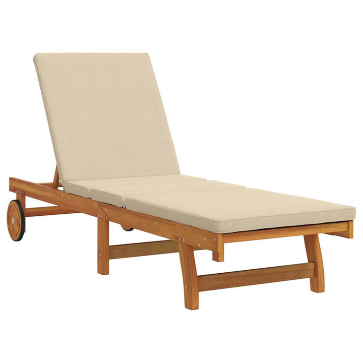 Solstol Brun 199 x 63 x 85 cm Massivt Akacietræ