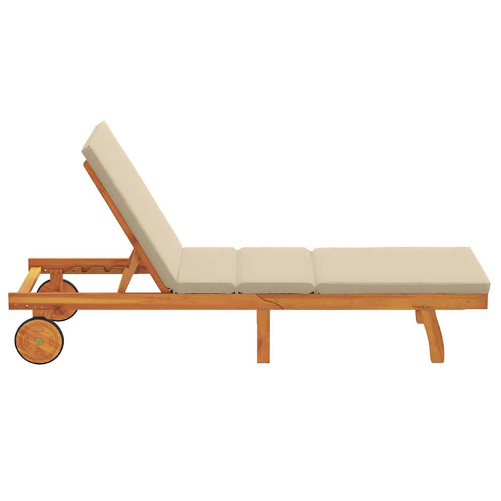 Solstol Brun 199 x 63 x 85 cm Massivt Akacietræ
